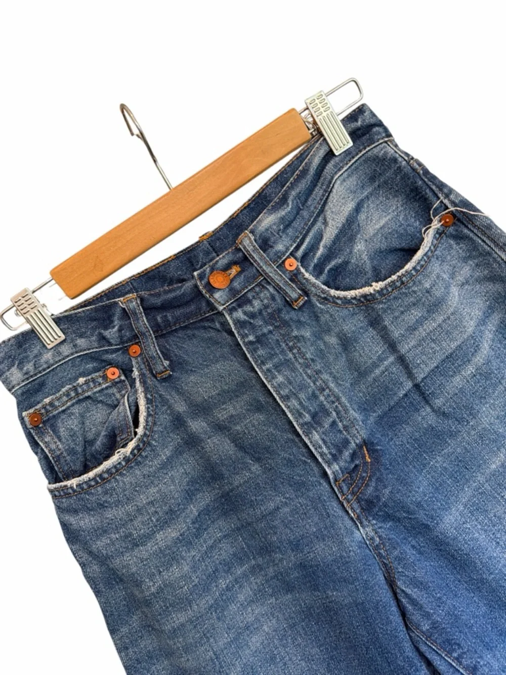 Madewell The Dad Jean Size 26 High Rise Straight Leg Vintage Wash Denim Jeans - Picture 6 of 8
